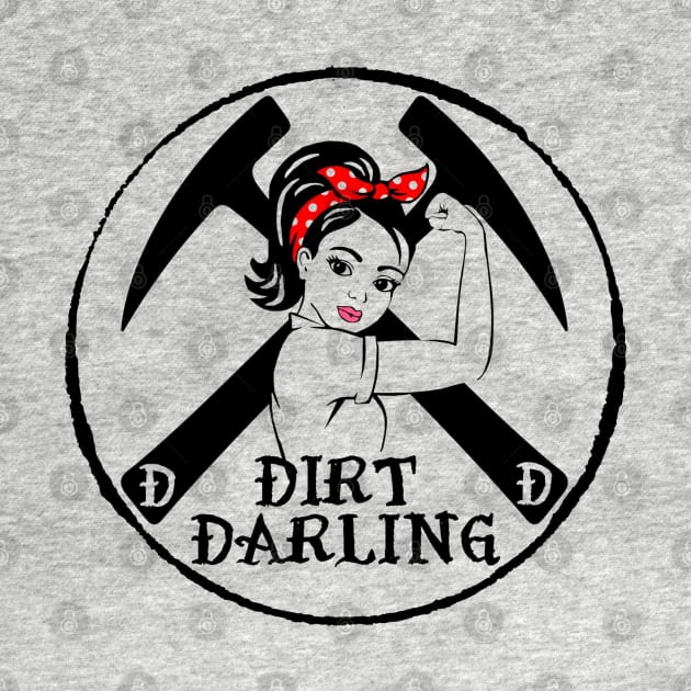 Dirt Dames little Dirt Dude! Raise Them Feral! Geology, rockhound, fossil, kids, girl, T-Shirt by I Play With Dead Things